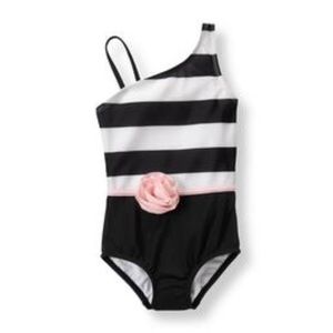BRAND NEW Janie and jack black and white swimsuit